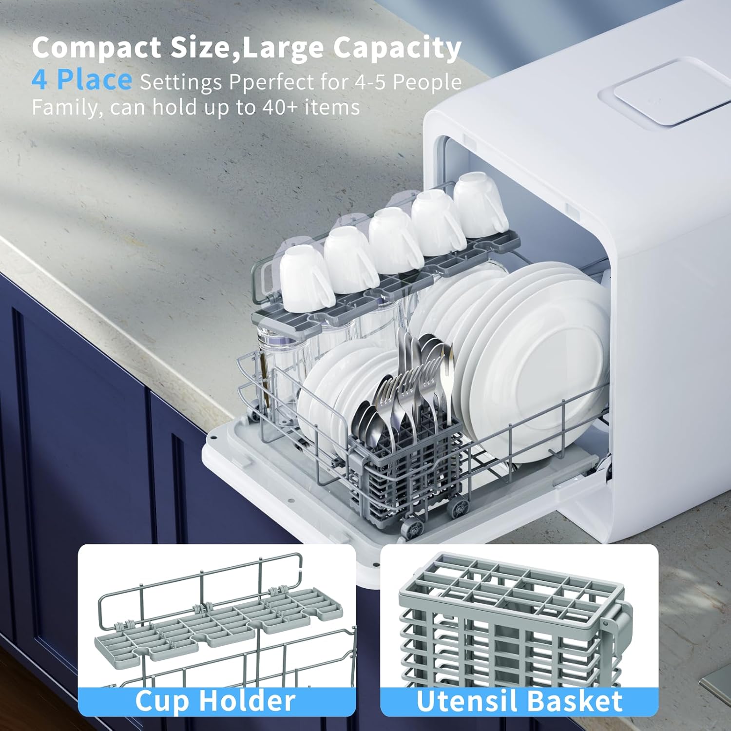 Compact dishwasher size fashion